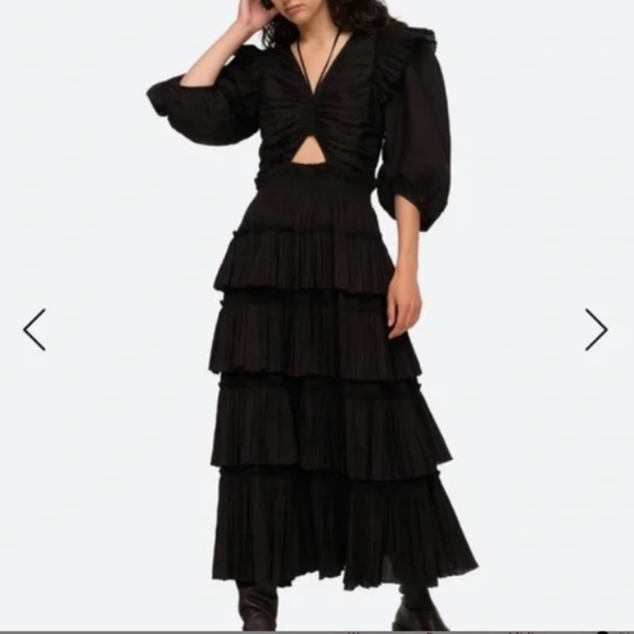 Sea New York Dresses & Skirts - SEA PACO MAXI DRESS PUFF SLEEVE TIERED